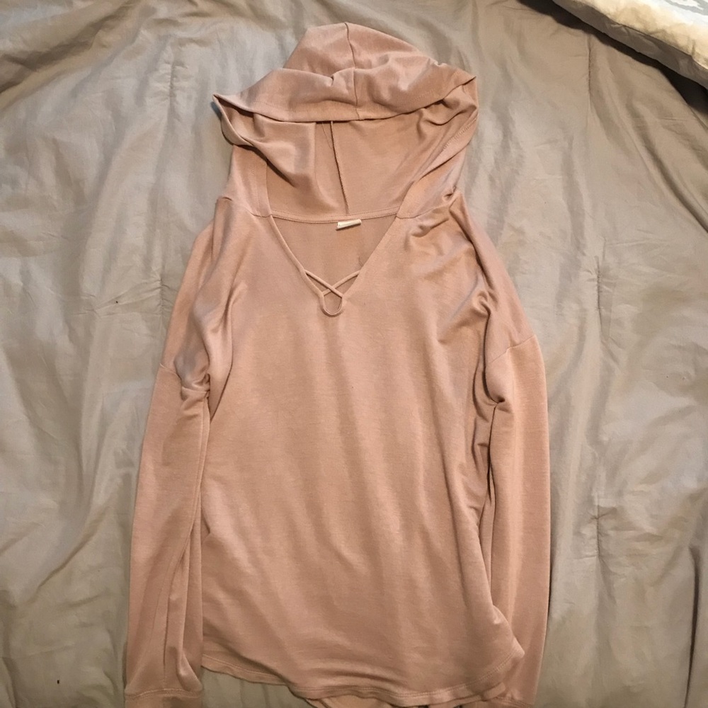 Long sleeve, hoodie top